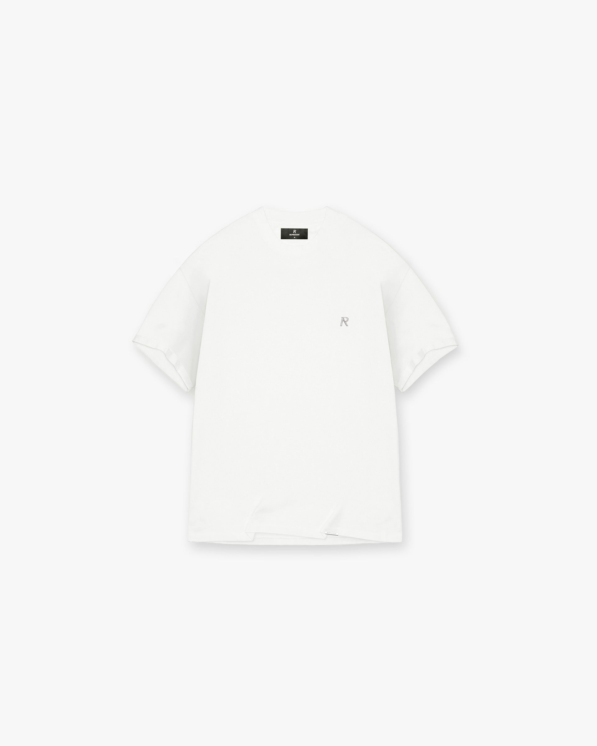 Represent Metal Initial R T-Shirt Flat White