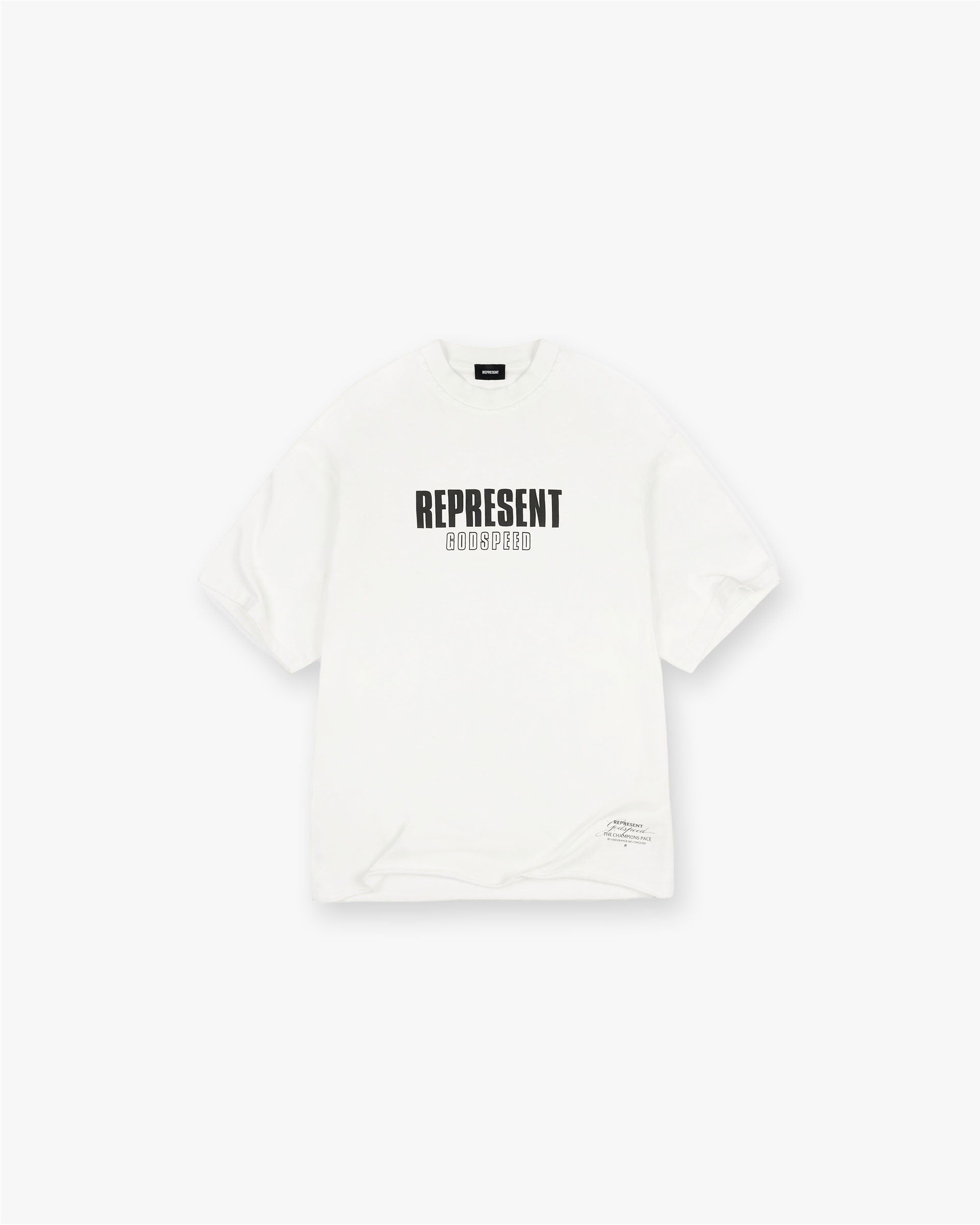 Represent Godspeed T-Shirt Flat White