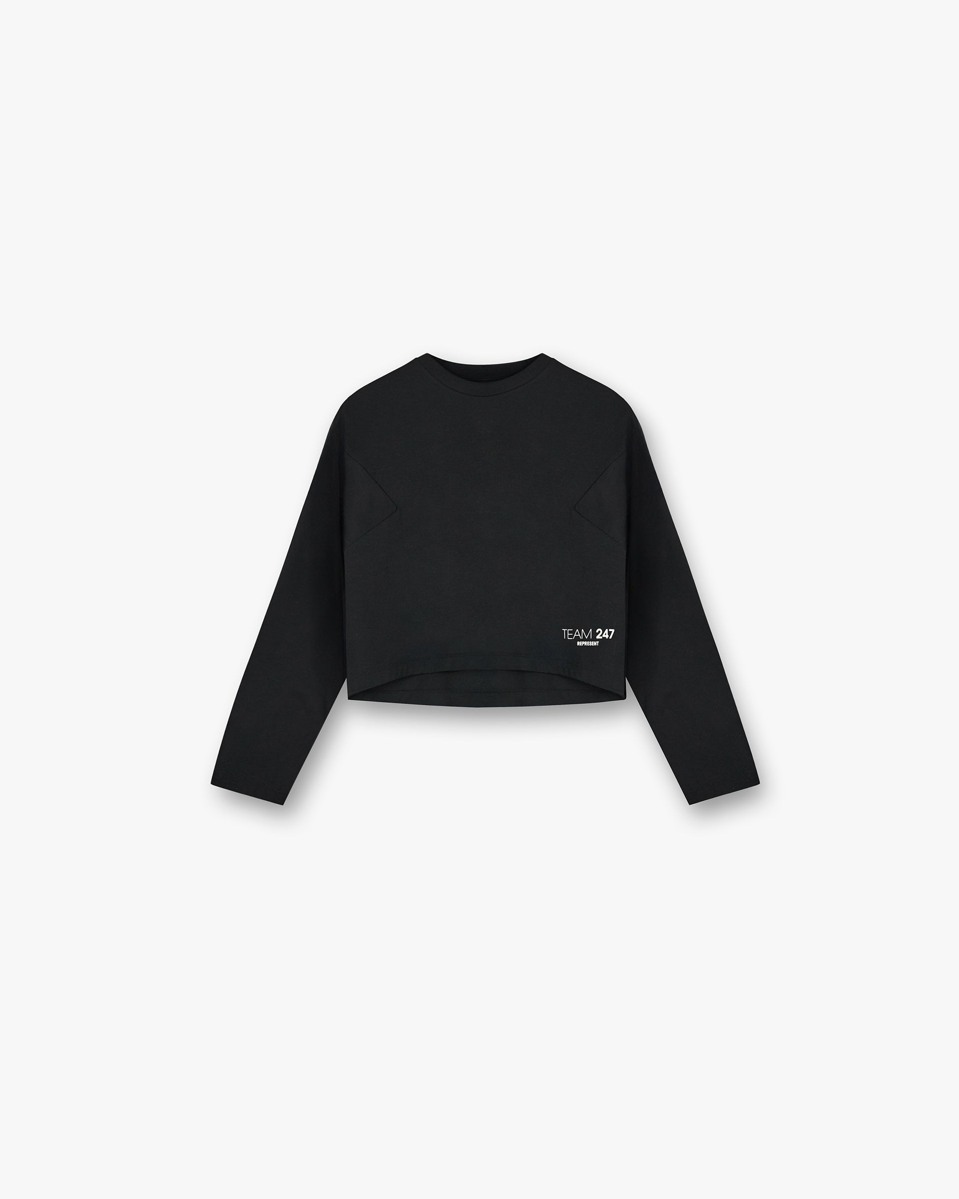 Represent 247 DNA Cropped Training T-Shirt - Black