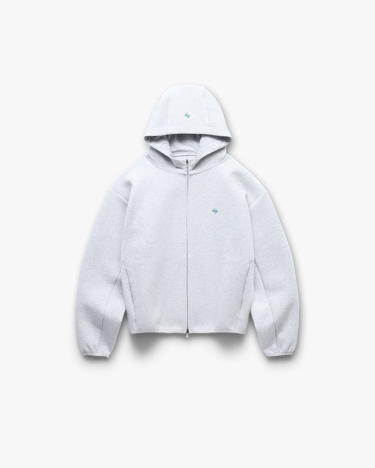 Represent 247 Form Zip Hoodie Grey Marl