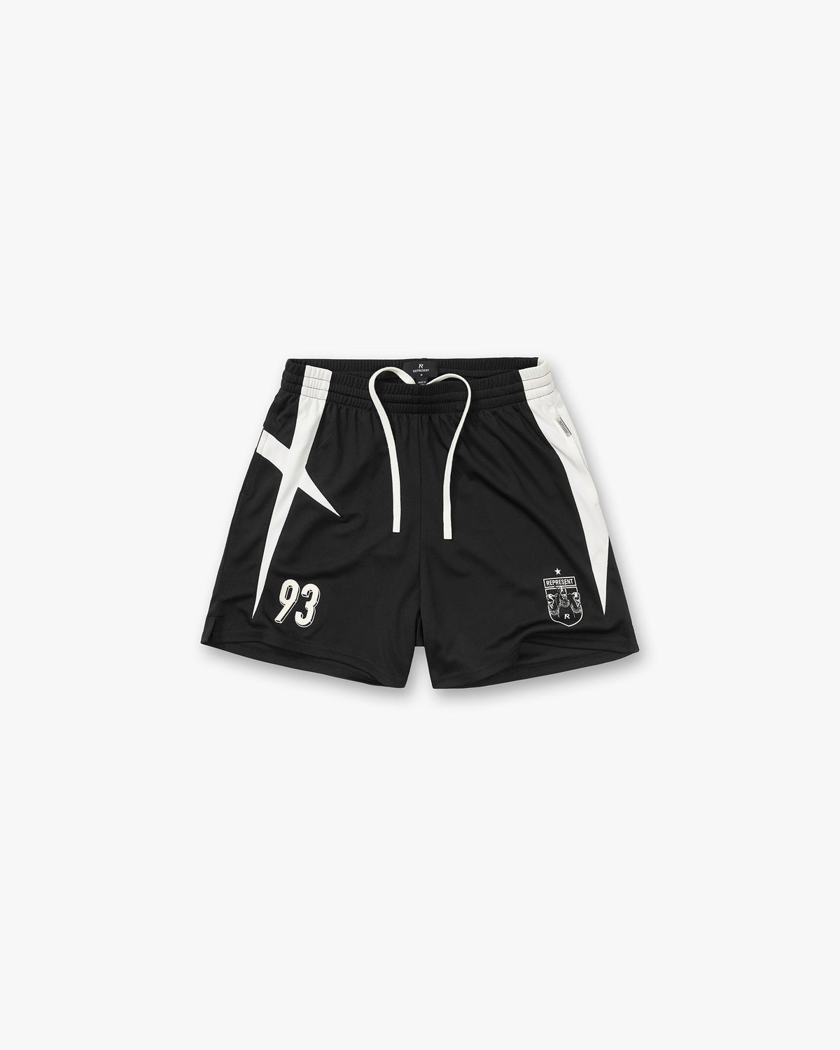 Represent Star Shorts Jet Black
