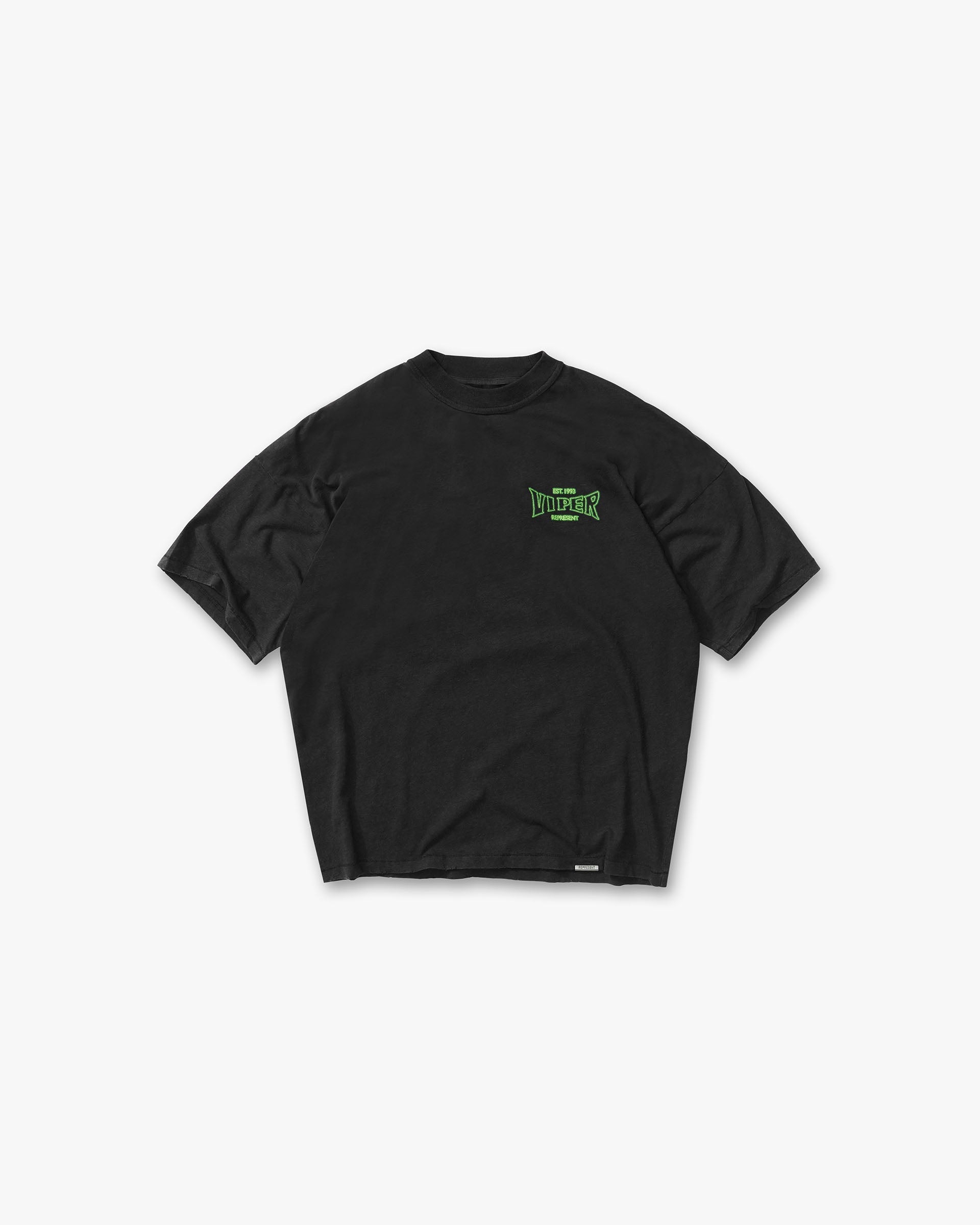 Represent x The Viper Room Glow T-Shirt Vintage Black