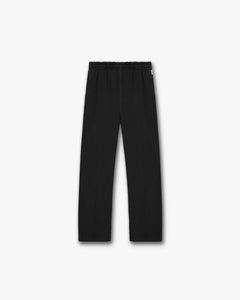 Represent Initial Straight Leg Sweatpants Jet Black