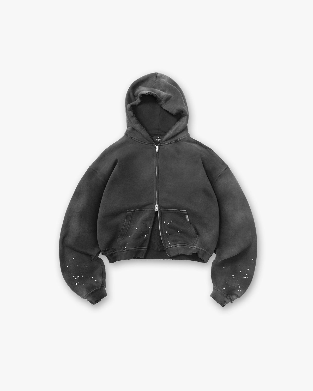 Represent MH Paint Hoodie Antique Slate – mikina