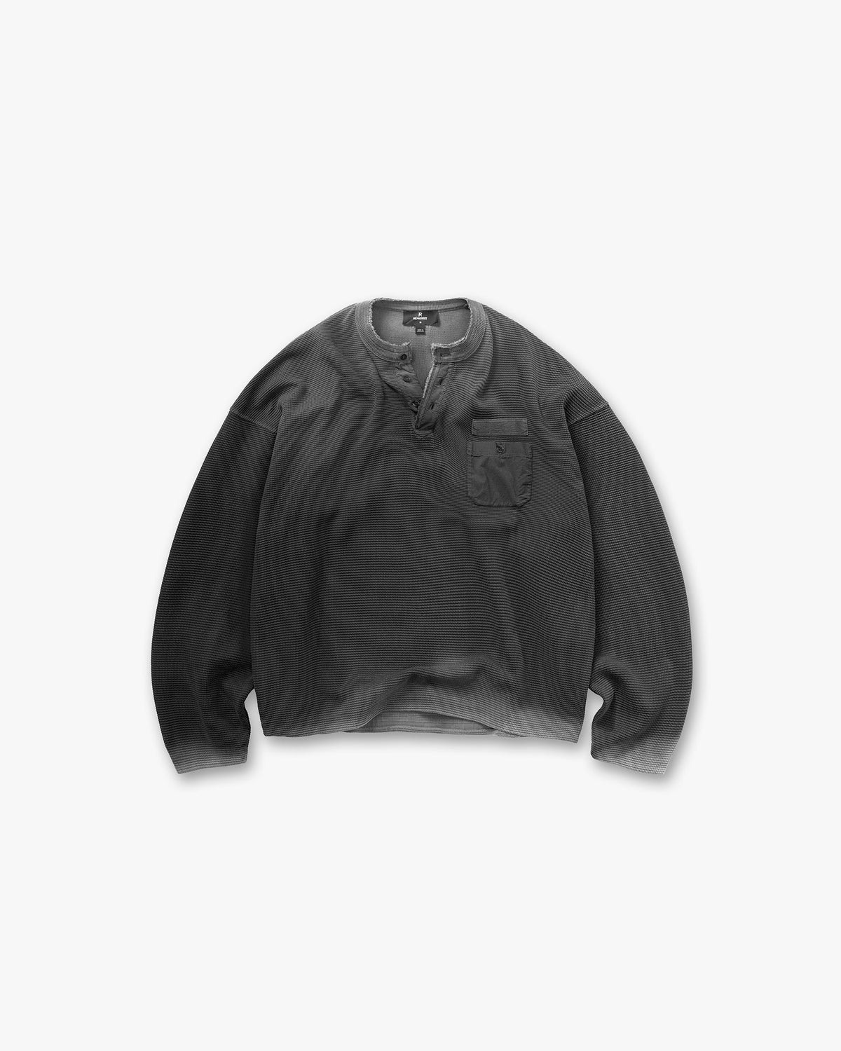Represent Henley Sweater Vintage Black