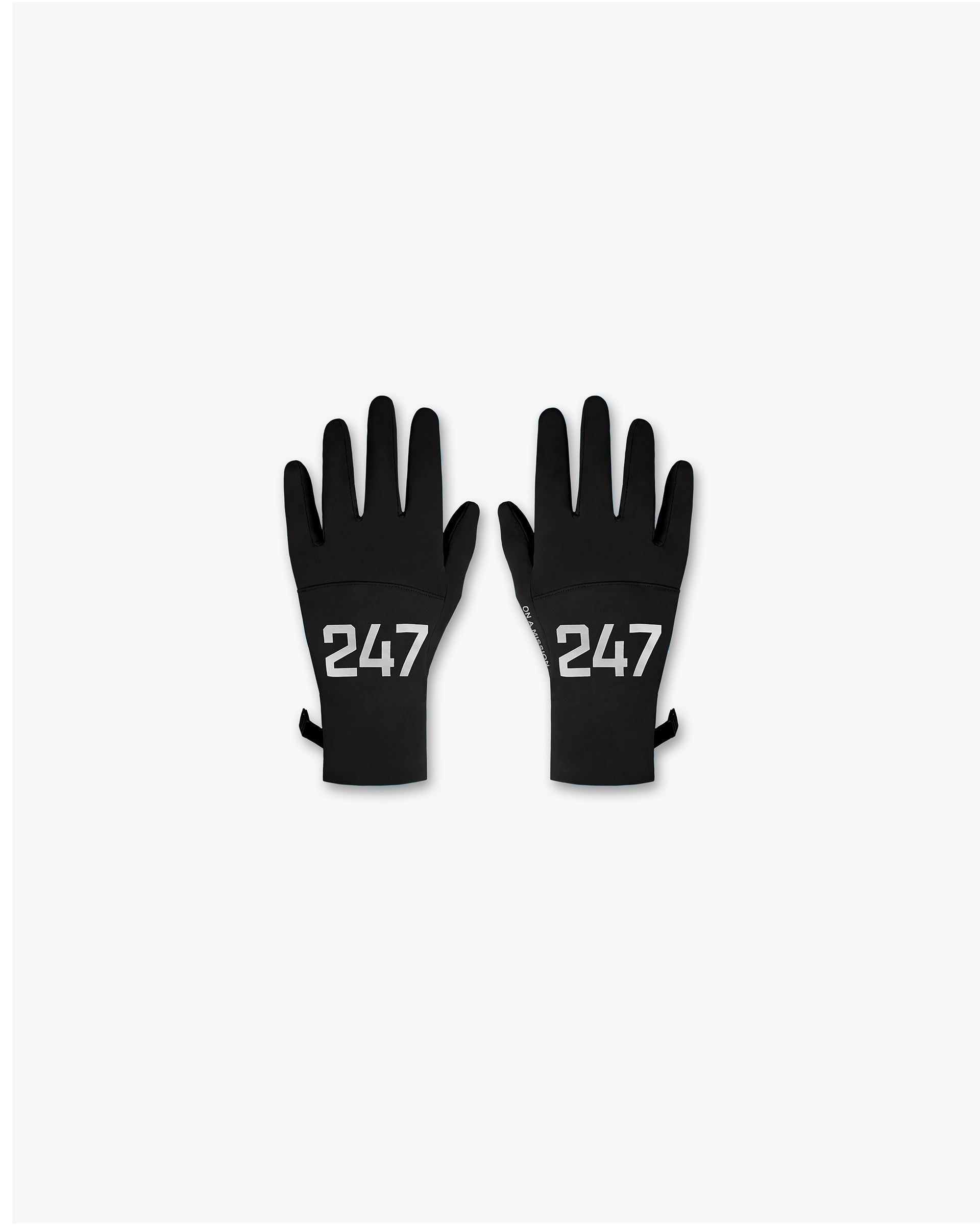 Represent 247 Numbers Glove Jet Black