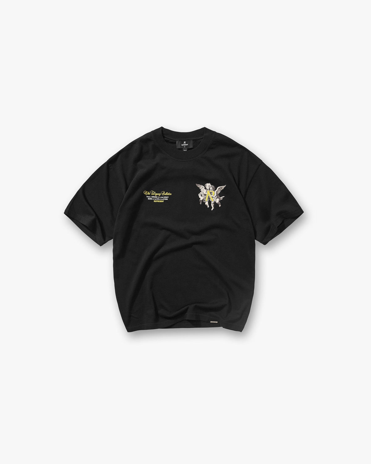 Represent Legacy Cherubs T-Shirt Jet Black