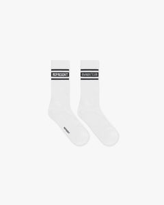 Represent Owners Club Socks Flat White Black