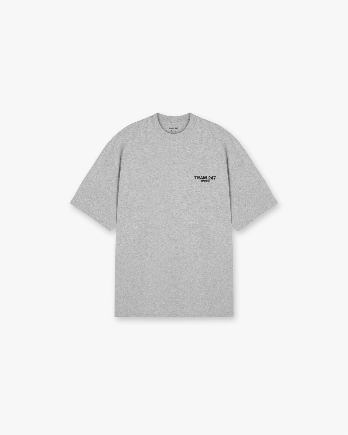 Represent Team 247 Oversized T-Shirt Grey Marl – tricou