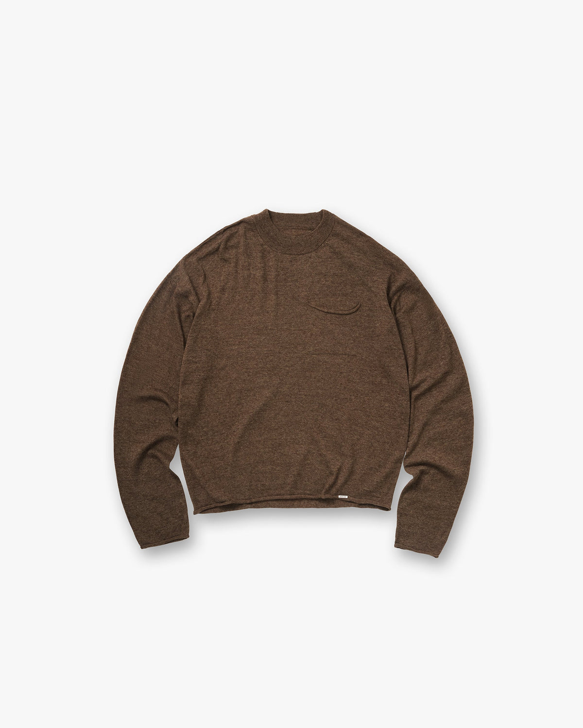 Represent GH Knitted Long Sleeve Top Espresso