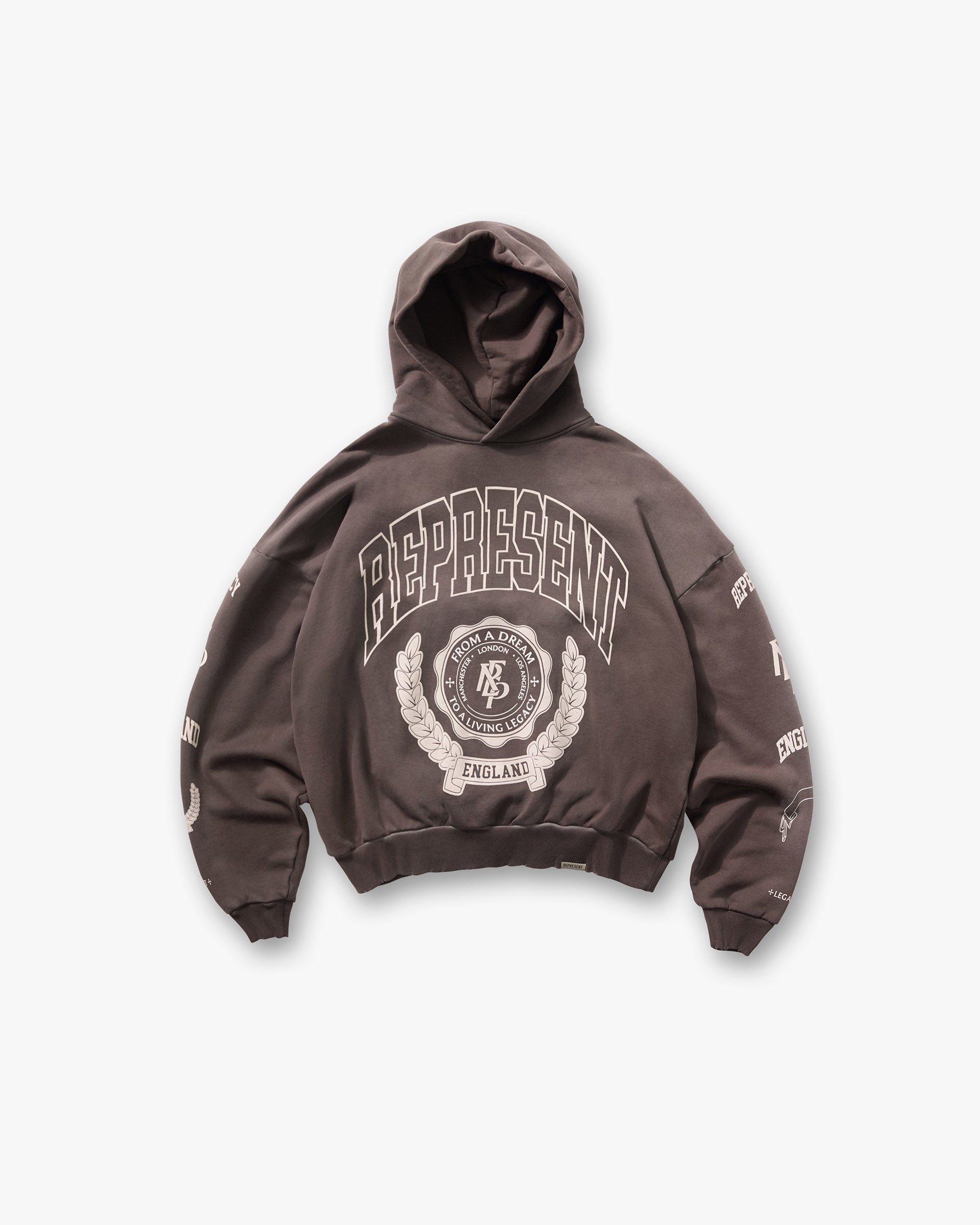 Represent Legacy Crest Hoodie Nero