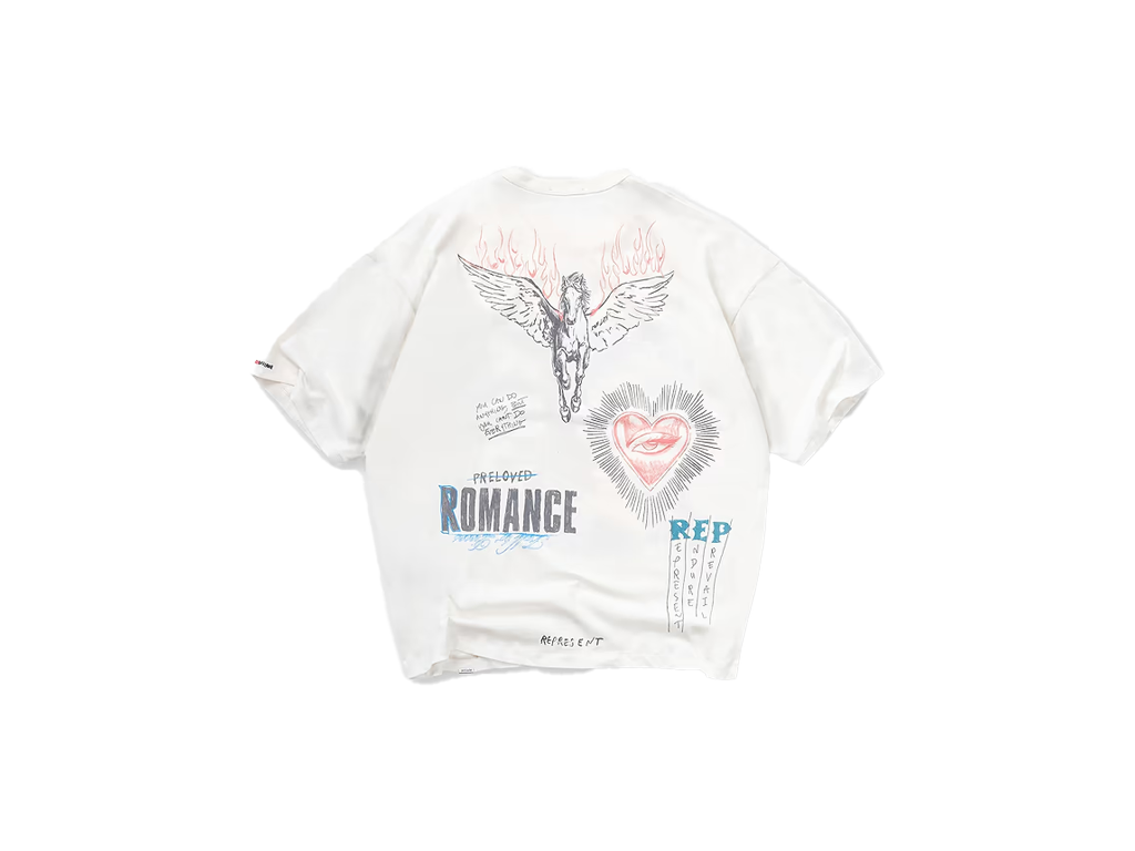 Represent Heavier Than The Heavens T-Shirt Antique White