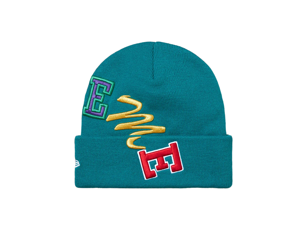 Supreme New Era Arc Beanie Teal
