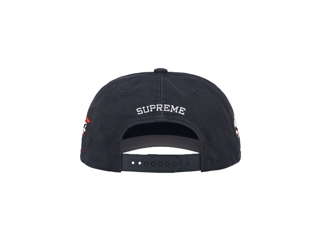 Supreme Skulls Spellout 6-Panel Navy-Supreme-pikastore.cz