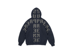 Supreme Mirrored Appliqué Hooded Sweatshirt Navy