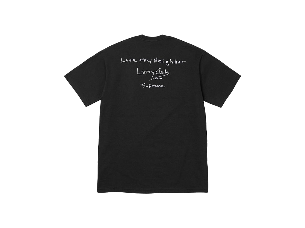 Supreme x Larry Clark Neighbor Tee Black
