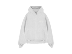 Represent Owners Club Stamp Zip Up Hoodie Ash Grey